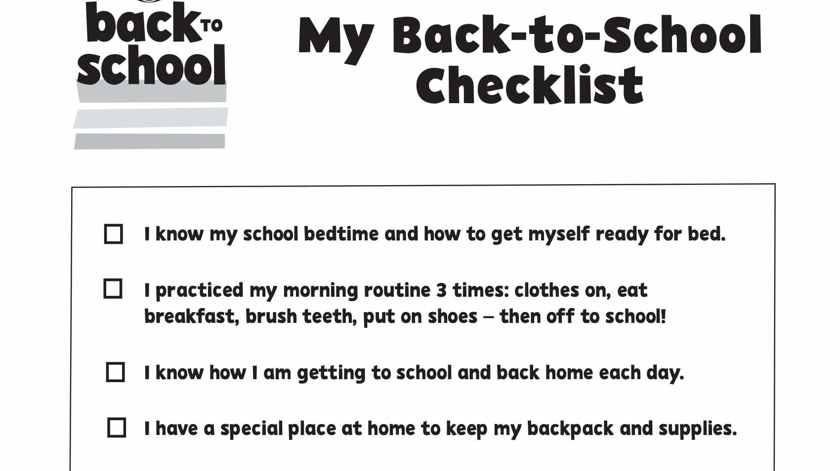 How To Prepare For Back To School – With A Checklist - The Mummy Life