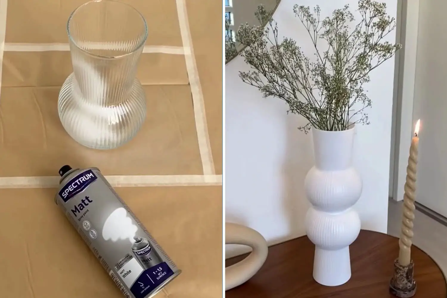 podea Mă îndoiesc de asta Tricicletă  DIY Vase Makeover: An Ikea Hack Using Spray Paint - The Mummy Life