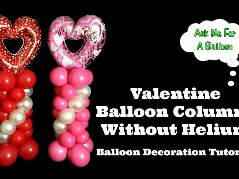 Valentine’s Day Balloon Stand DIY